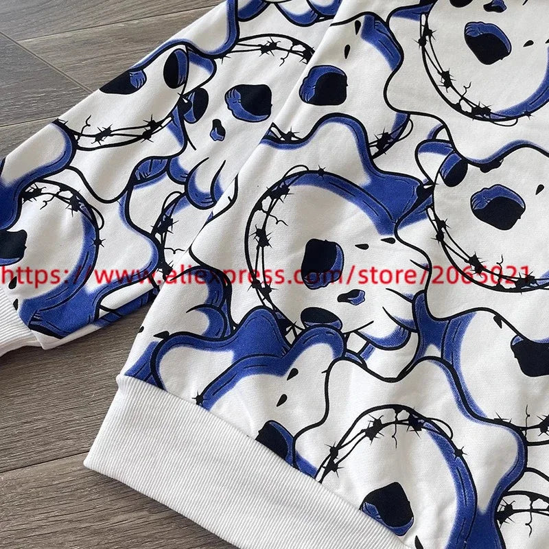 Towel Embroidered Cartoon Camouflage Glo Gang The Glory Full Zip Hoodi