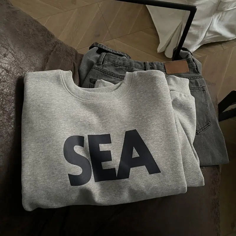 Y2K Sweatshirts Men Women Hip Hop Autumn and Winter Plus Velvet Ins Trendy American Retro Style Jackets and Tops