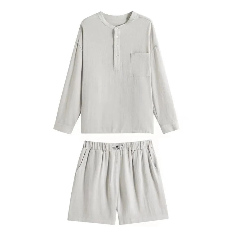 korean fashion summer clothes men 2 piece set solid hip hop v neck tops shorts streetwear short pants outfits casual outer sets unique shorts style 144
