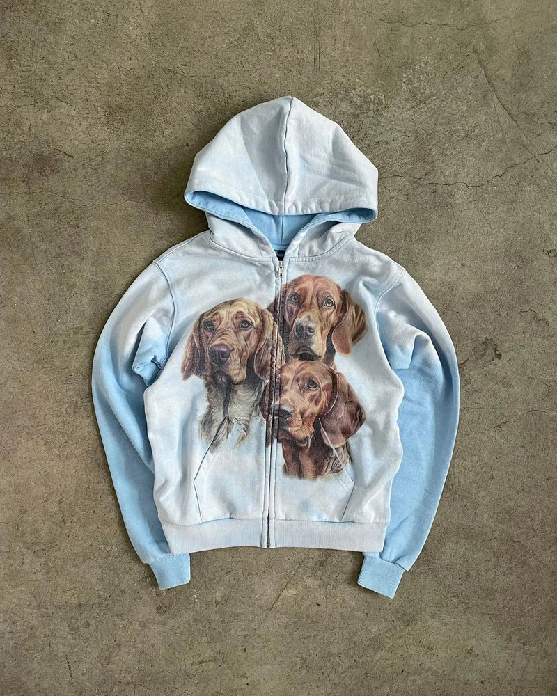 Y2K Womens Winter Hoodies Pullover Long Sleeve Oversize Streetwear Cut