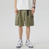 summer new american retro cargo shorts for men casual multi pocket baggy y2k shorts streetwear hip hop embroidery short cargo multi-pocket cargos