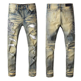 high 2023 brand new classical luxurious embroidered chemist cobra snake jeans cotton denim pants comfort casual jeans 28 40 73 unique jeans style 2773