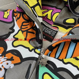 Towel Embroidered Cartoon Camouflage Glo Gang The Glory Full Zip Hoodi