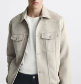 leather panel jacket, streetwear for men, men's streetwear fashion, oversized urban jacket, high quality cold-weather coat