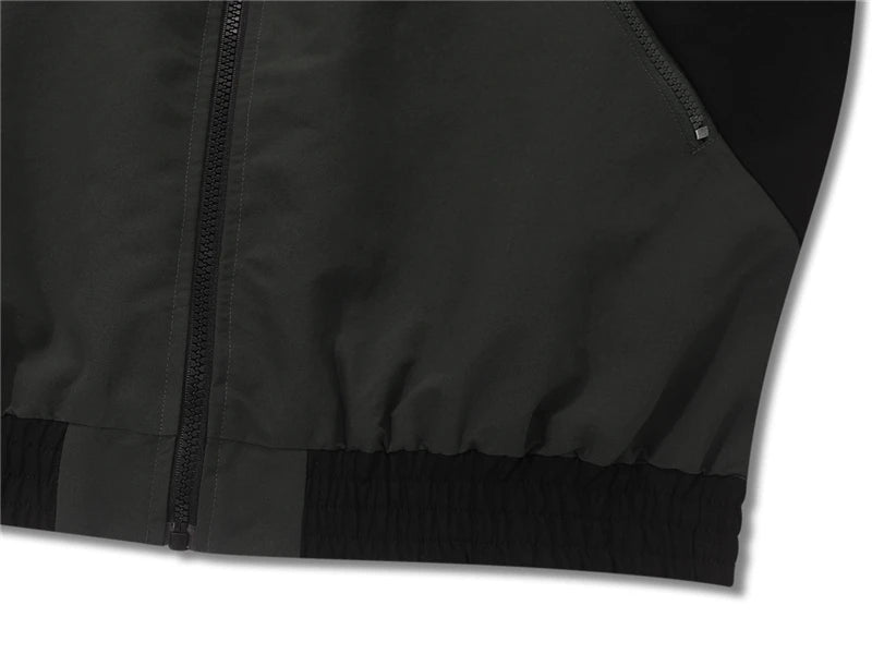 High fashion parka zip-up minimalist graffiti vintage