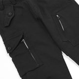 2023 new arrivals pocket zipper black hip hop men cargo jeans pants retro washed straight baggy cotton denim trousers pantalones unique cargo style 830