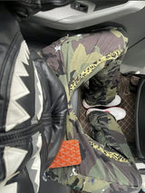 new luxury men 2024 cotton camouflage leopard comfortable cotton parkour sweat casual pants tactical function cargo u48 multi-pocket cargos