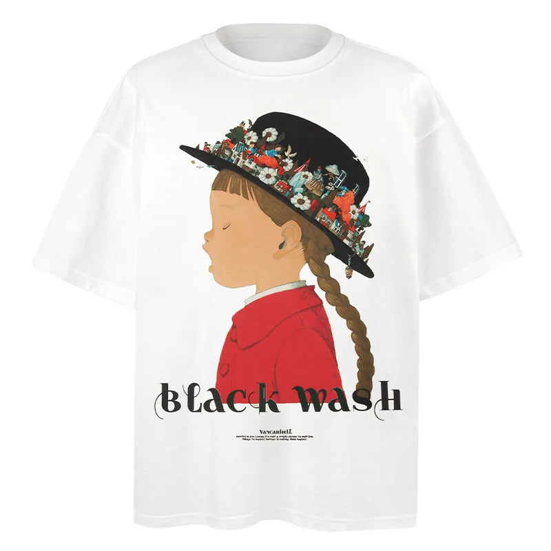 Anime Graphic tee – Men Versatile Casual T Shirt Color Print Designed Short Slee