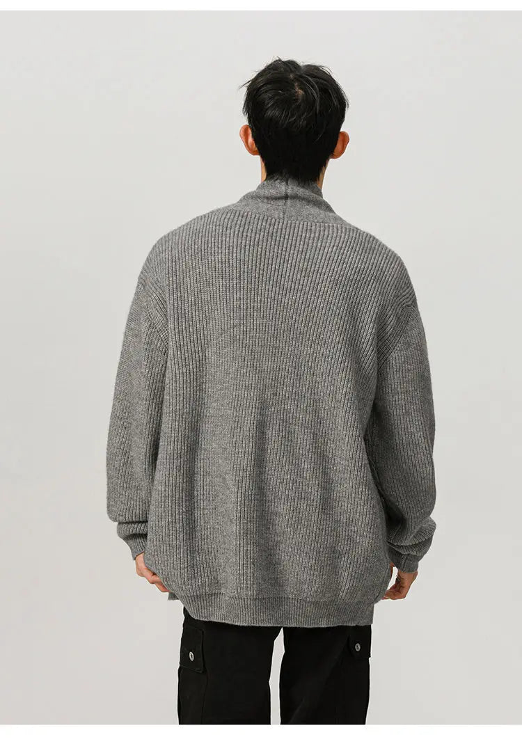 bold fire sweater, layered fit piece, aesthetic soft knit grunge sweater for cozy streetwear