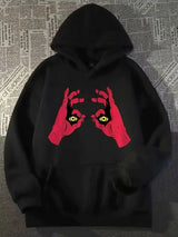 Funny Anime Graphic Printed Hoodies For Men Hip Hop Fashion Hoody Sweatshirts