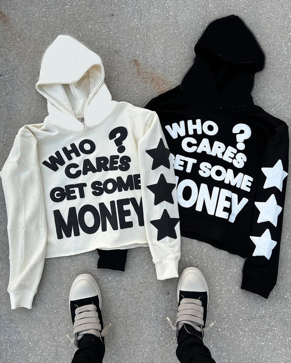 Y2K Womens Clothing Sweatshirt Vintage Print Pullover Long Sleeve Top