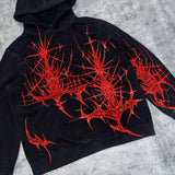 Harajuku Oversized Gothic Dragon Print Hoodies Women Hoodie Streetwear