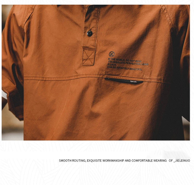 Skatercore Graphic tee – American Retro Short Sleeve Cargo Polo T Shirt For Men Summe
