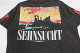 sadcore streetwear top featuring 2024 new summer vintage retro anime printing high street cotton casual loose good quality heavy texture t shirt tops