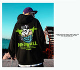 Autumn Punk Panda Printed Hoodie For Men New In Harajuku Fashion Fleece