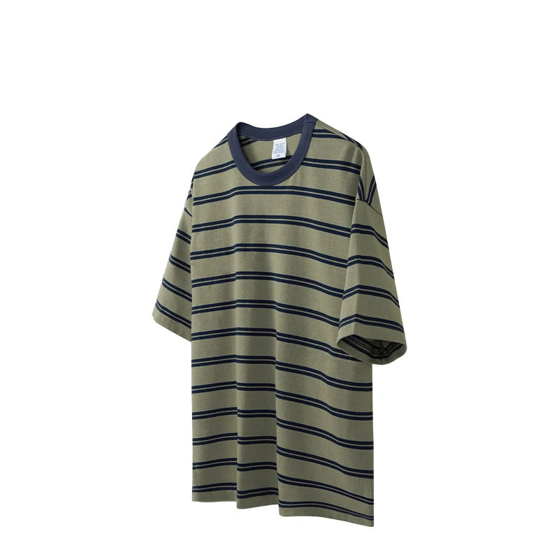 Glitchcore Anime panel – 2023 Summer New Cityboy Mens Loose Straight Cotton Short Sle