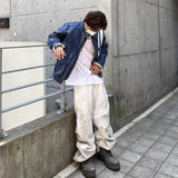 european and american high street washed distressed wide leg jeans pants y2k hip hop splashing ink pleated beggar jeans vintage ripped baggy denim