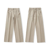 simple casual pants mens spring autumn loose fashion straight wide leg plus size pants cityboy streetwear trousers urban fashion pants