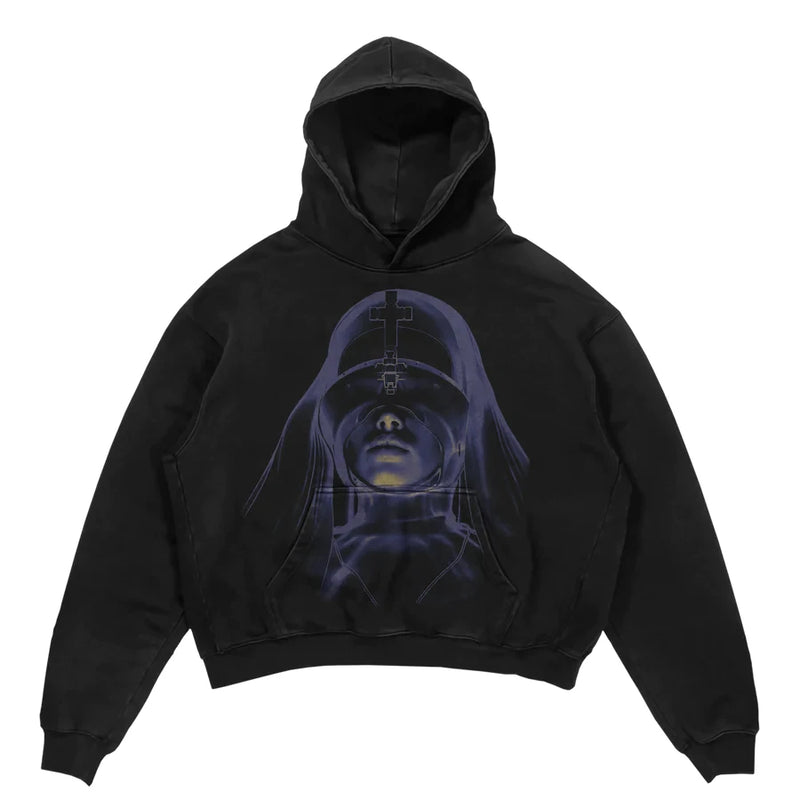 Y2K Womens Top Hoodies Sweatshirt Pullover Oversized Streetwear Vintag