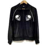 graphic outerwear featuring new 2023 luxury men skull head velour skull number nine embroidered bomber coats jackets down coats cotton warm winter 36 design – premium quality jacket for men