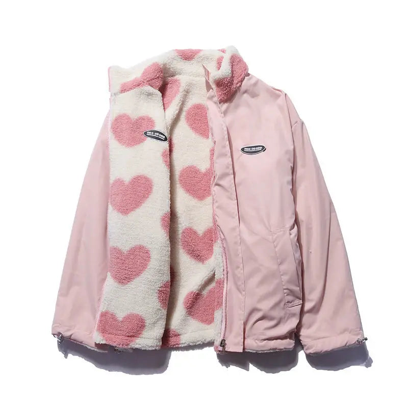 bold graphic coat, high-street look, for men, fall streetwear outfit, oversized style, layered fashion, modern aesthetic, graphic detail