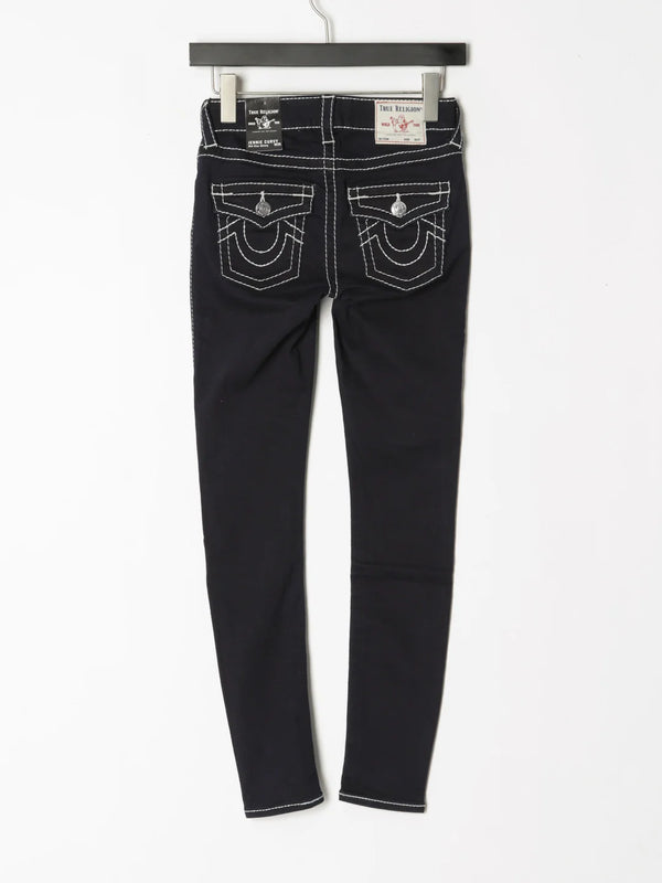 true religion vintage hip hop street leisure denim pants y2k gothic fashion embroidered straight leg wide leg jeans men clothing denim street jeans