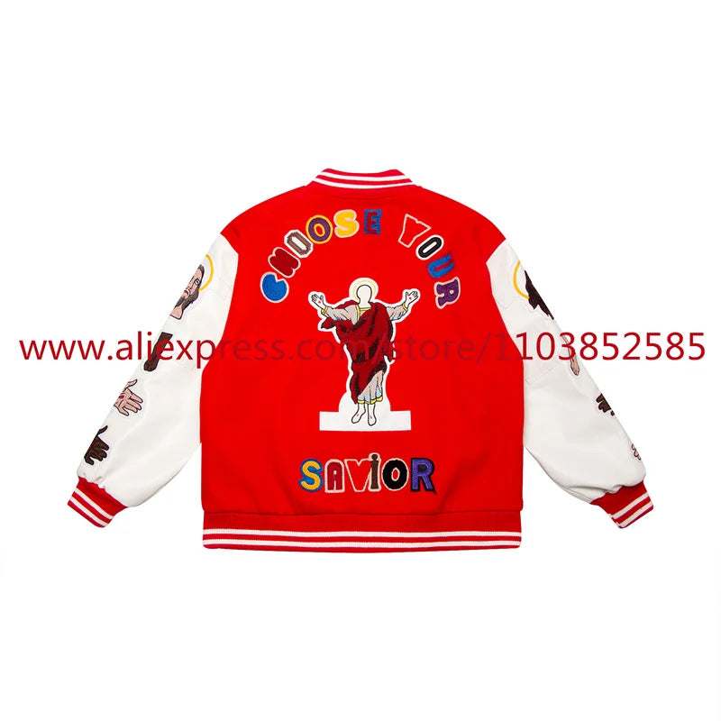 menswear fashion piece featuring 2024 autumn winter vintage high street vibe style american heavy duty embroidered baseball jacket coat men top oversize hip hop design – premium quality jacket for men