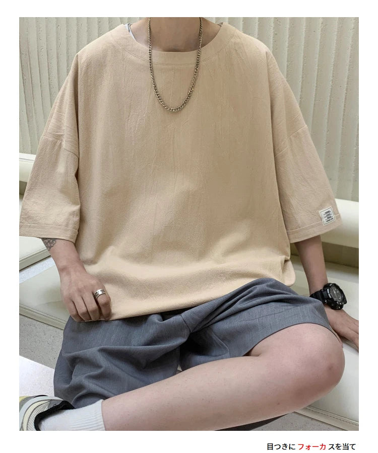 Anime Streetwear top – T Shirt Oversized Cotton Men Fashion Mens Summer Tshirts Ove