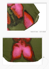 New 2024 Men Striped Gradient Human Body Fashion Cotton Casual Shirts Shirt High Pocket Long-sleeves Size S M L XL#741