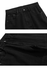 fashion denim straight pants hip hop jeans with zipper streetwear trousers new summer casual joggers men designer jeans for men unique joggers style 1160
