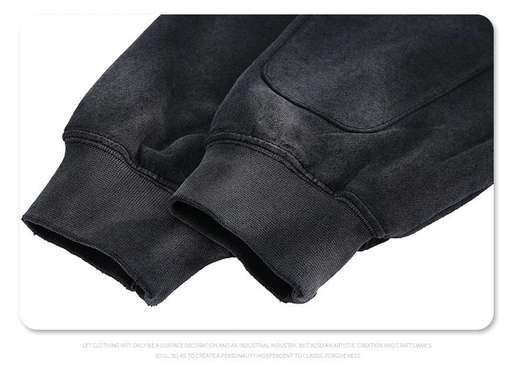 grunge pullover streetwear, modern knitwear, cozy fashion fit, stylish street outfit, modern aesthetic appeal