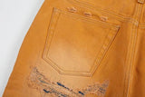 american high street washed torn jean mens y2k baggy ripped jeans cat whisker patch straight tube casual pants jeans hip hop unique jeans style 823
