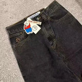 bigboy foreign trade american retro autumn new mens jeans ins black loose straight wide leg cargo pants streetwear men joggers unique joggers style 2374