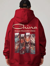 Dragon Ascendas China Graphic Sweatshirts Hombre Hip Hop Fashion Hoodie