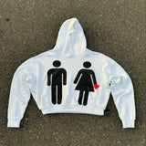 Y2K aesthetic hoodie with bold retro designs