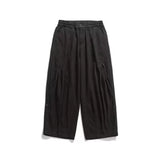 winter 2024 japanese college set mens vintage stand collar cotton jacket casual wide leg pants 2 piece suits male street 2 pcs unique default style 4738