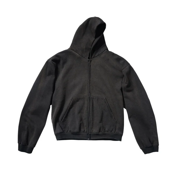 Y2K chrome print featuring greg 2024 new high quality high street trendy brand shoulder padded zipper hoodie