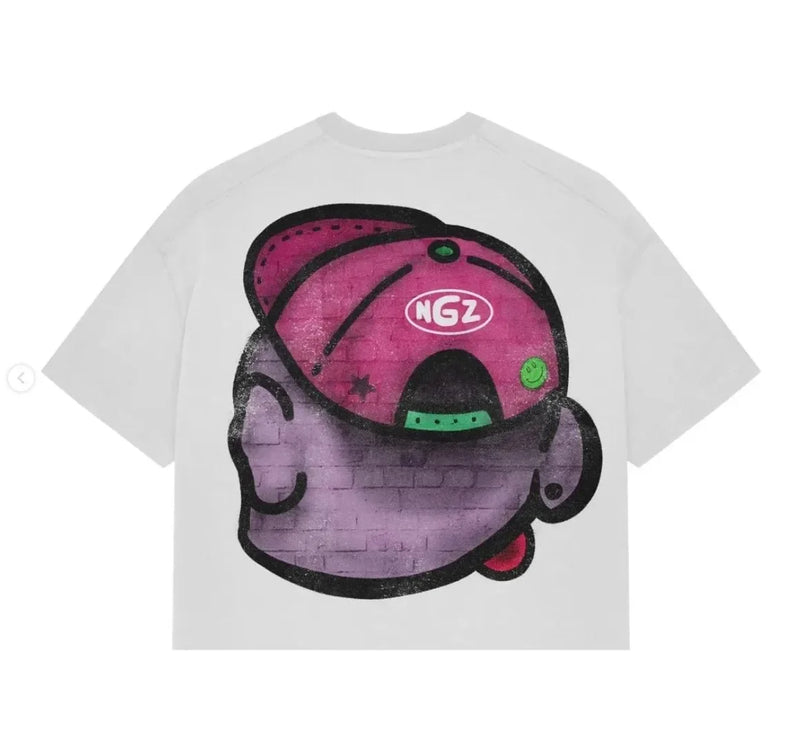 hip hop anime street shirt with layered chaos and energy