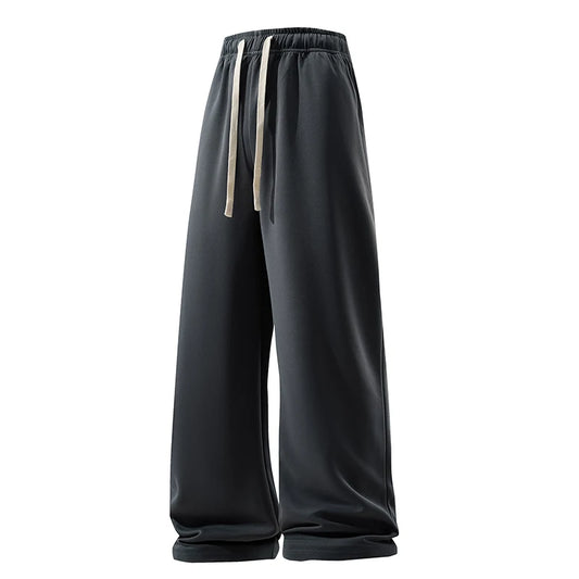 thin casual wide leg pants hang sense fashion handsome classic multi match durable fabric comfortable breathable casual pants unique default style 1319