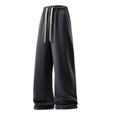 thin casual wide leg pants hang sense fashion handsome classic multi match durable fabric comfortable breathable casual pants unique default style 1319