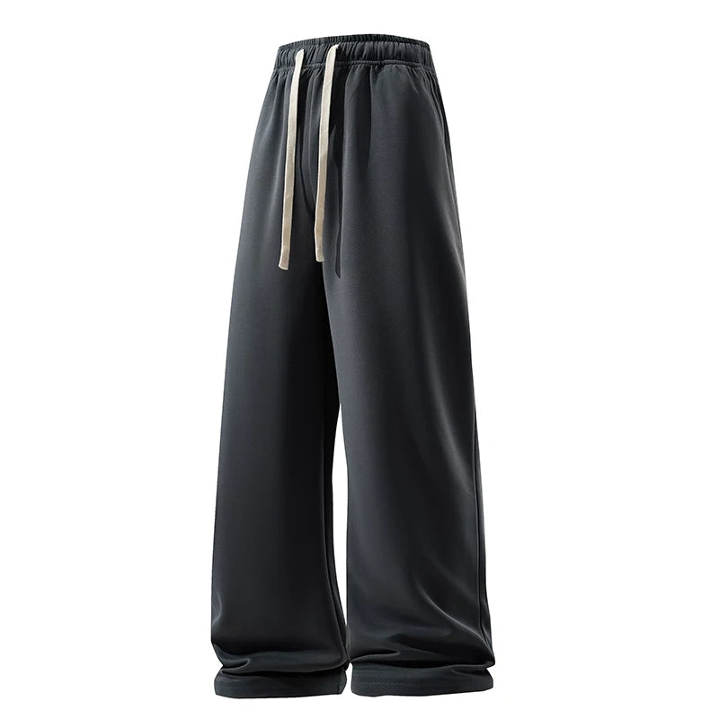 thin casual wide leg pants hang sense fashion handsome classic multi match durable fabric comfortable breathable casual pants unique default style 1319