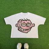 Y2k Graphic tee – American Retro Fashion Gothic Cartoon Letter Pattern Oversiz