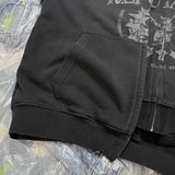 Baggy hip-hop hoodie with street flex design