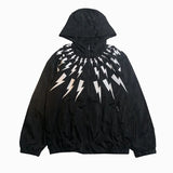 New 2022 Warm Winter Luxury Men thunderbolt Neil Zipper Casual Mess Inside Windbreaker With Hoody Trench Jackets Coat #A457