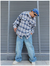 fashion loose streetwear denim jeans pants unisex casual side pocket wide legs jean trousers hip hop joggers mens baggy jeans unique joggers style 1774