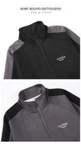 Retro Baseball Jacket for Men Cold Weather Jacket