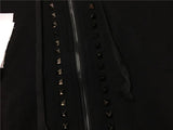 New Luxury Men Novelty Metal Rivets Hoodies Hoody Hooded Sweatshirts V