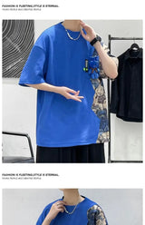 Skatercore Oversized shirt – Summer Short Sleeved Mens T Shirt Trend Loose And Versatile