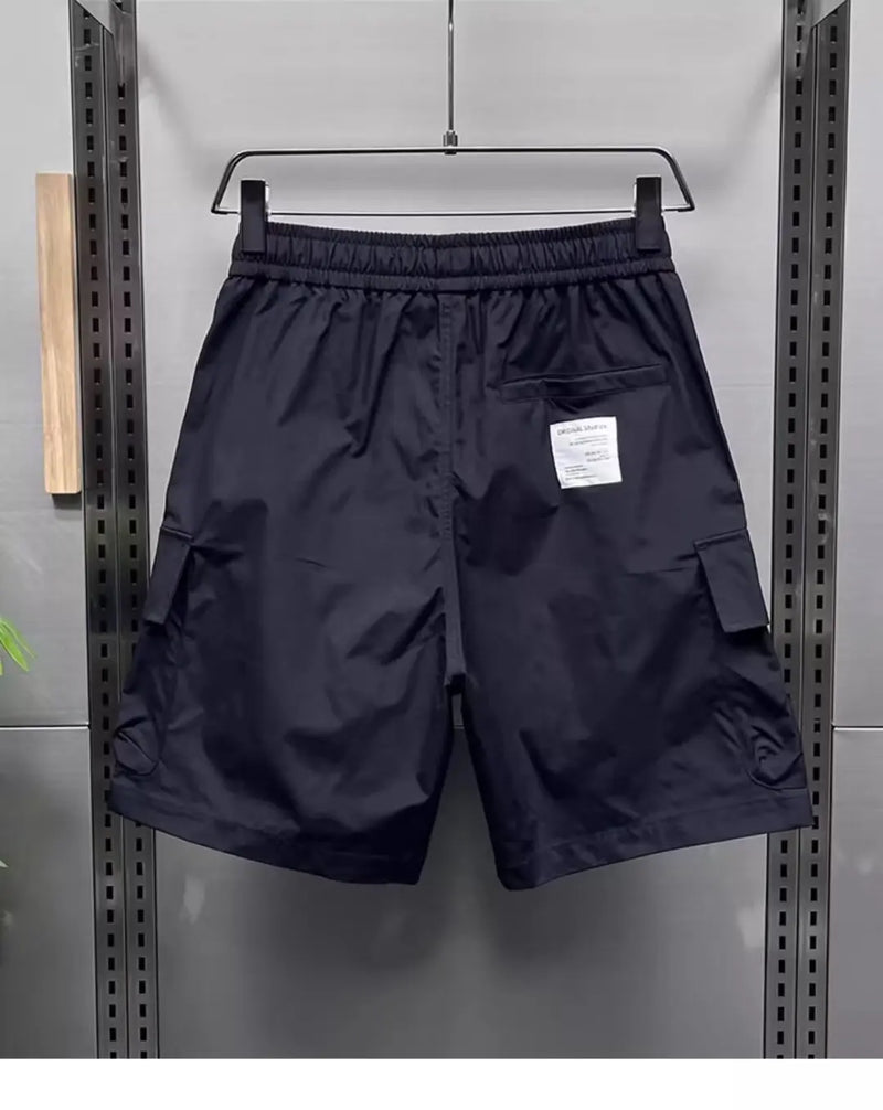 Men's Shorts Multi-Pocket Fashion Overalls Shorts Quick Dry Outdoor Casual Fitness Loose Harajuku Streetwear High Quality Shorts