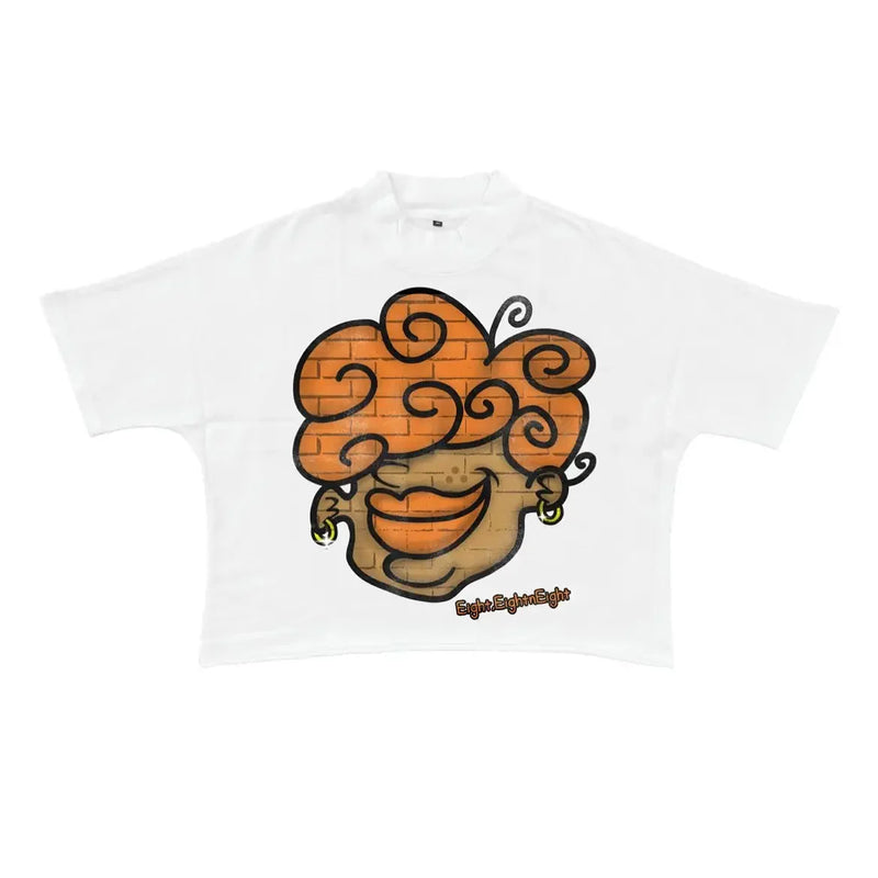 Trap Vault T-Shirt – Iced Dollar Flame Graphic Y2K Drip